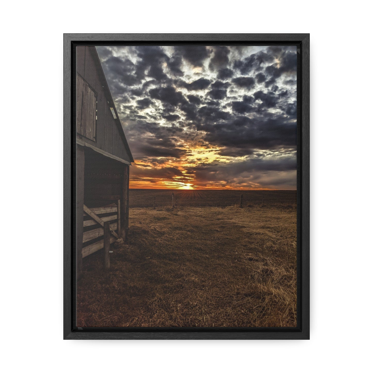 Gray Skies Canvas Wraps, Vertical Frame (SP Photography Collection)