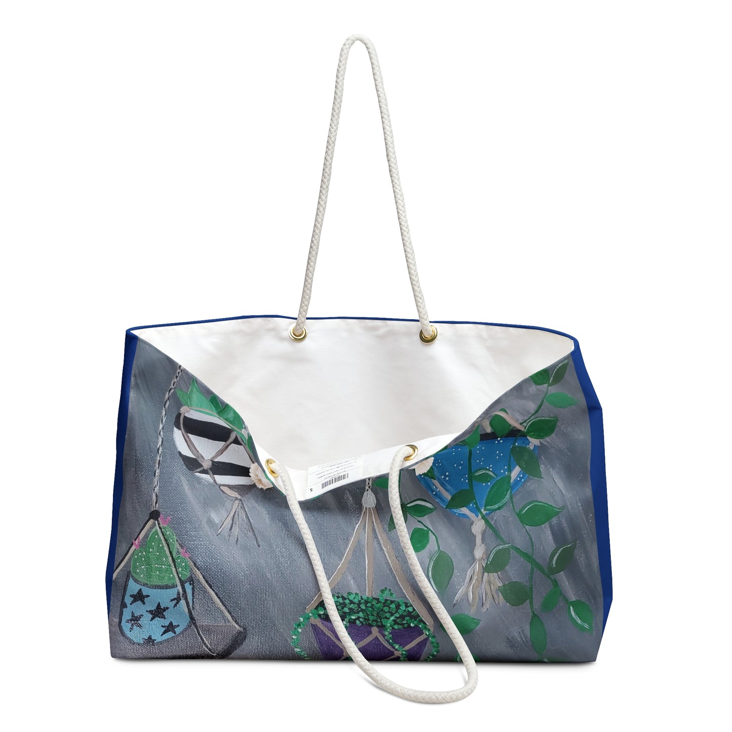 Succulent Delight Weekender Bag (Brookson Collection) NAVY