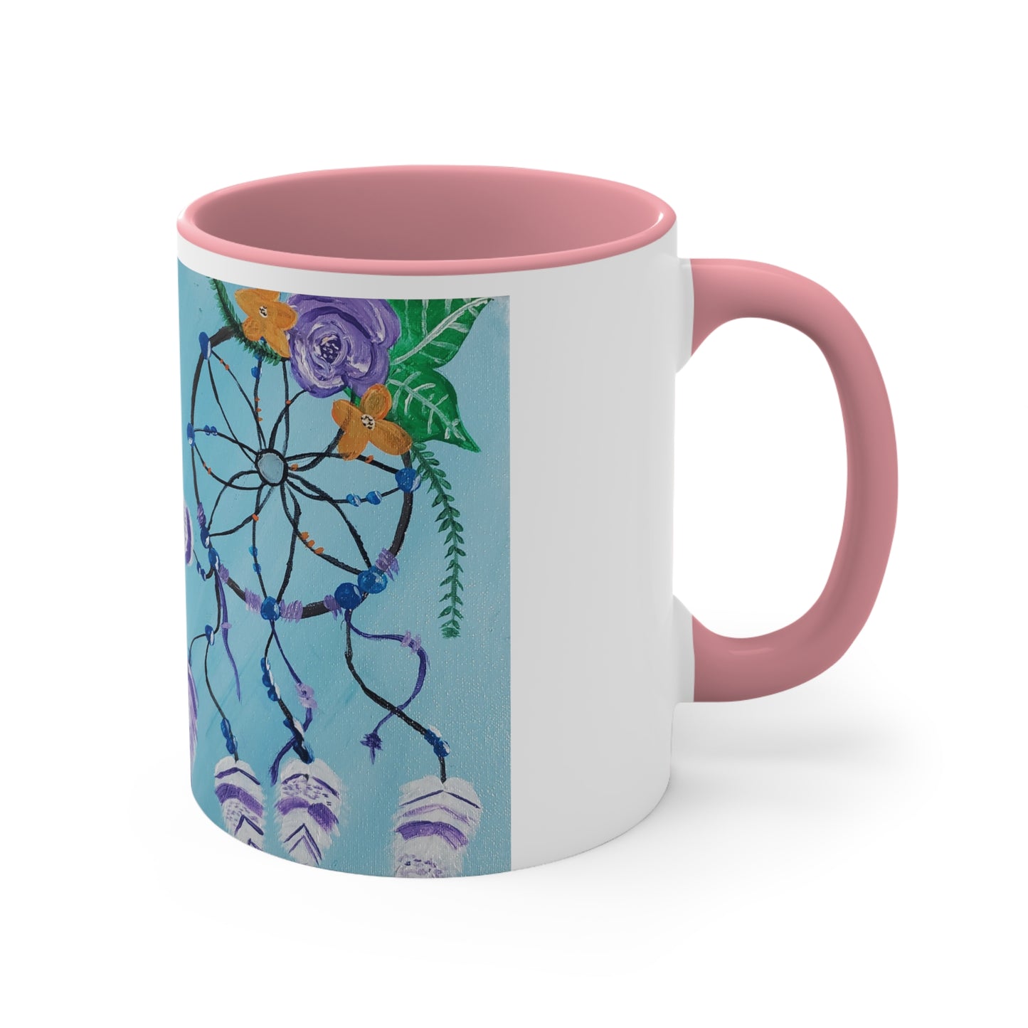 Sweet Dreams Accent Coffee Mug, 11oz (Brookson Collection) PINK