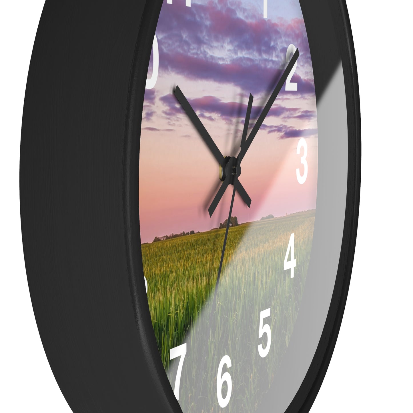 Corn Field Sunset Clock (SP Photography Collection)