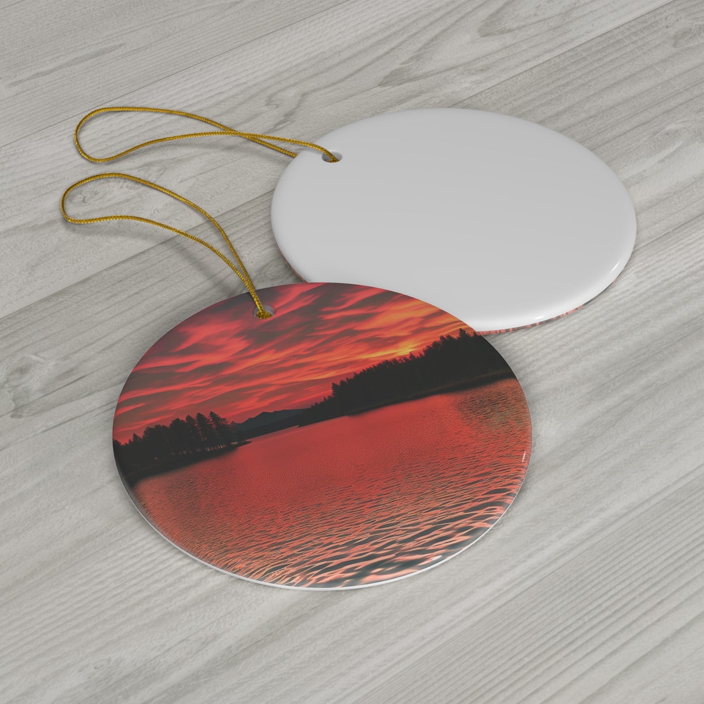 Red Sunset Ornament (SP Photography Collection)