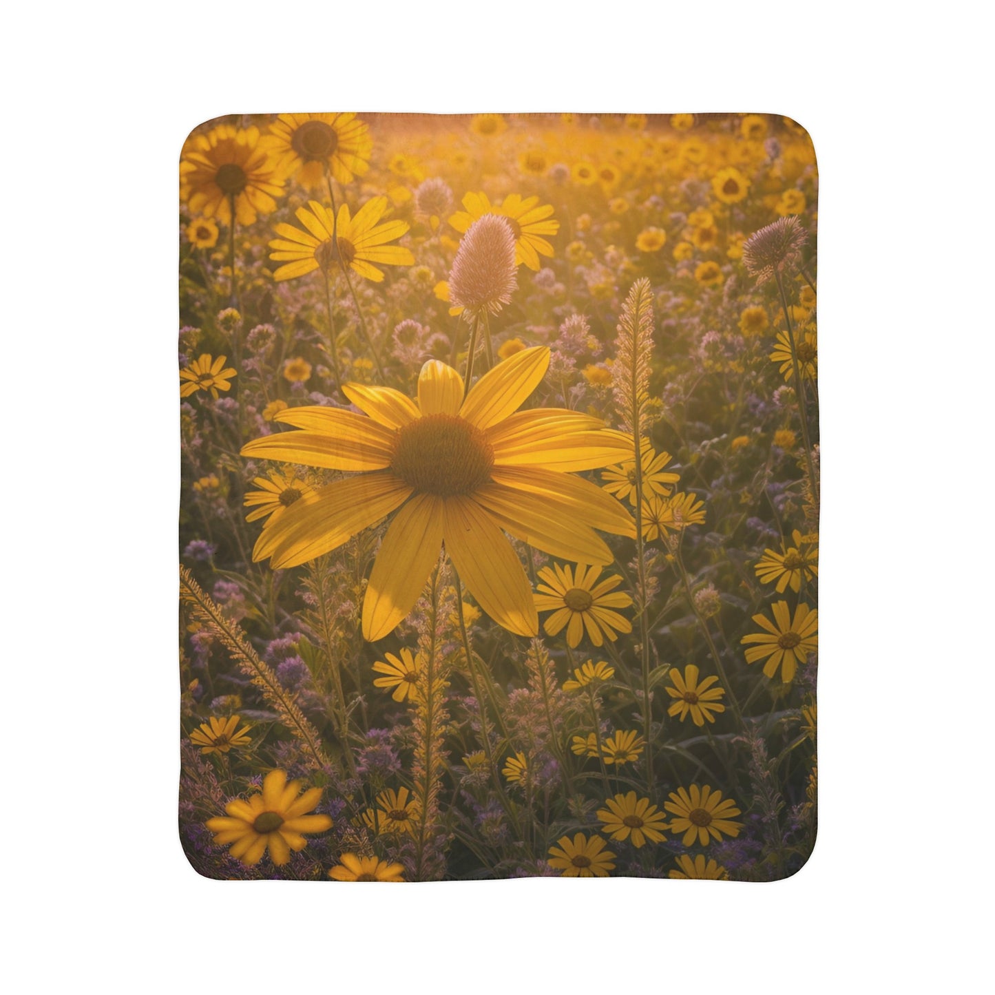 Narrow leaf Fleece Sherpa Blanket (SP Photography Collection)