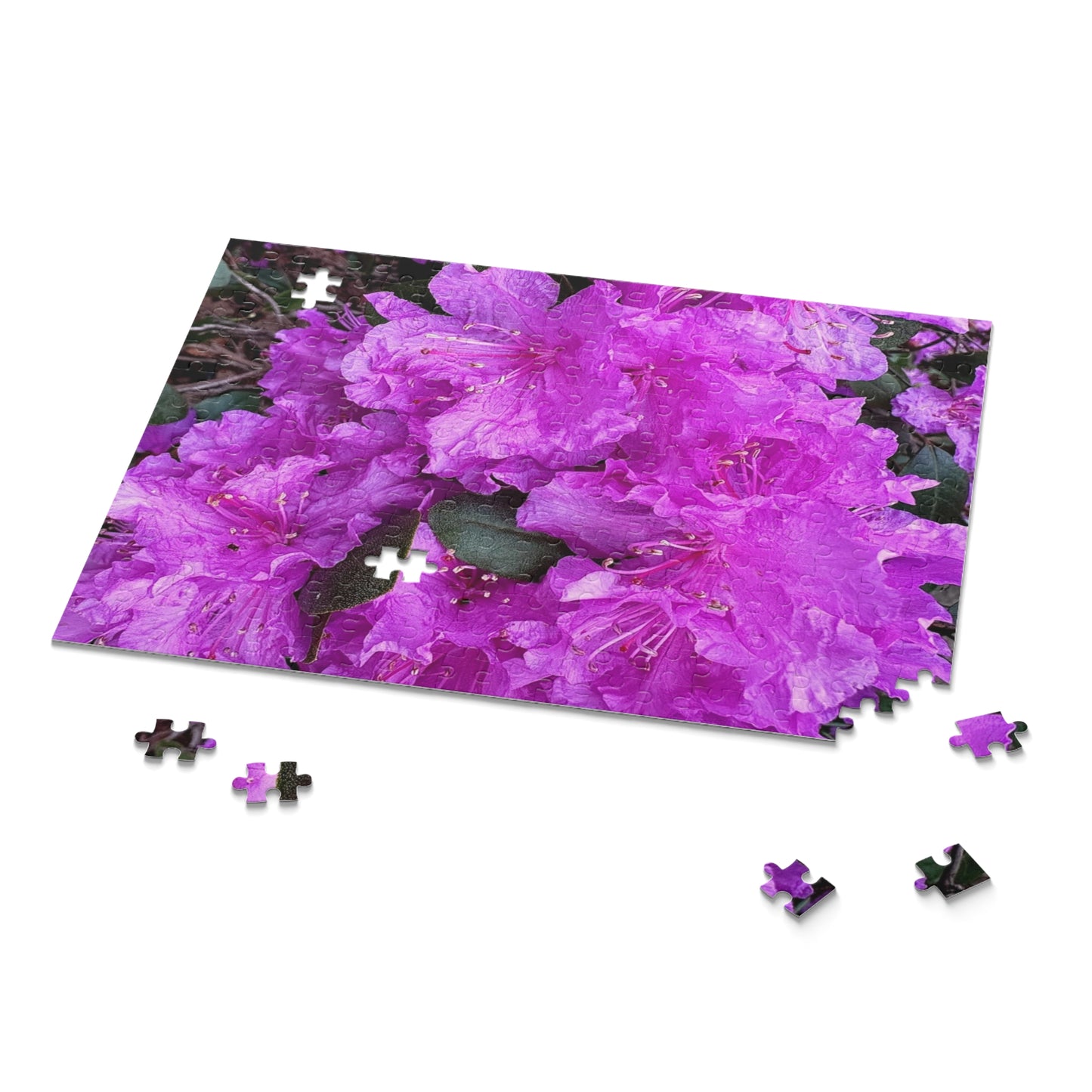 Pink Flower Puzzle (120, 252, 500-Piece) (Custom Creations By Catelyn)