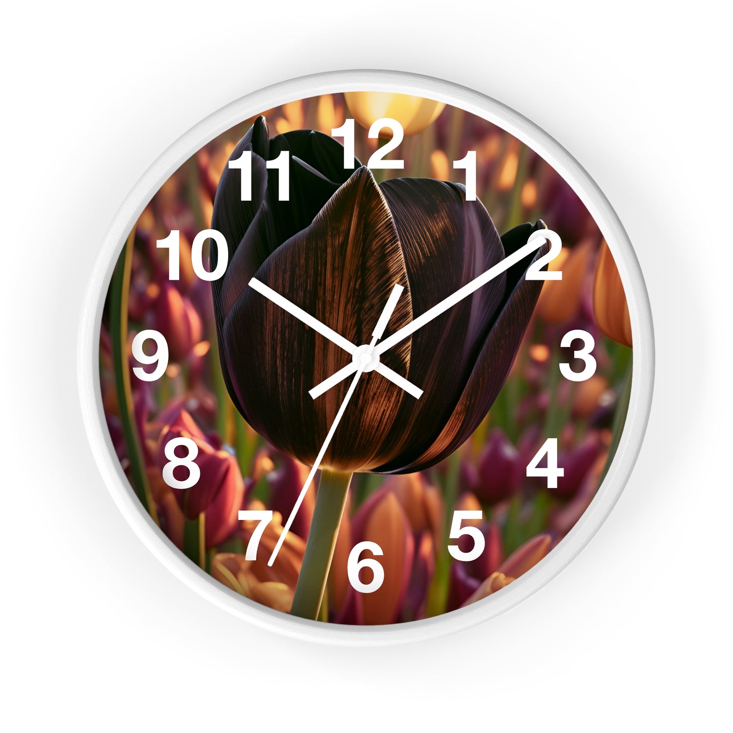 Purple Tulip Clock (SP Photography Collection)