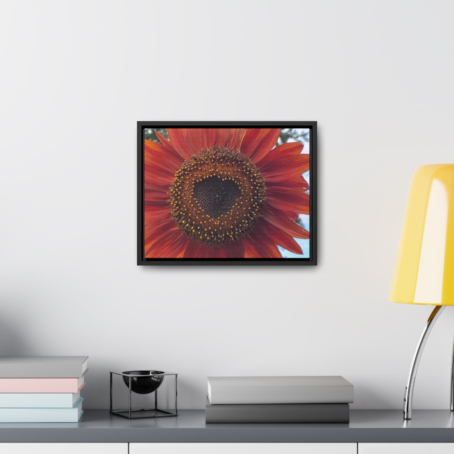 Heart Sunflower Horizontal Frame (Enchanted Exposures By Tammy Lyne)