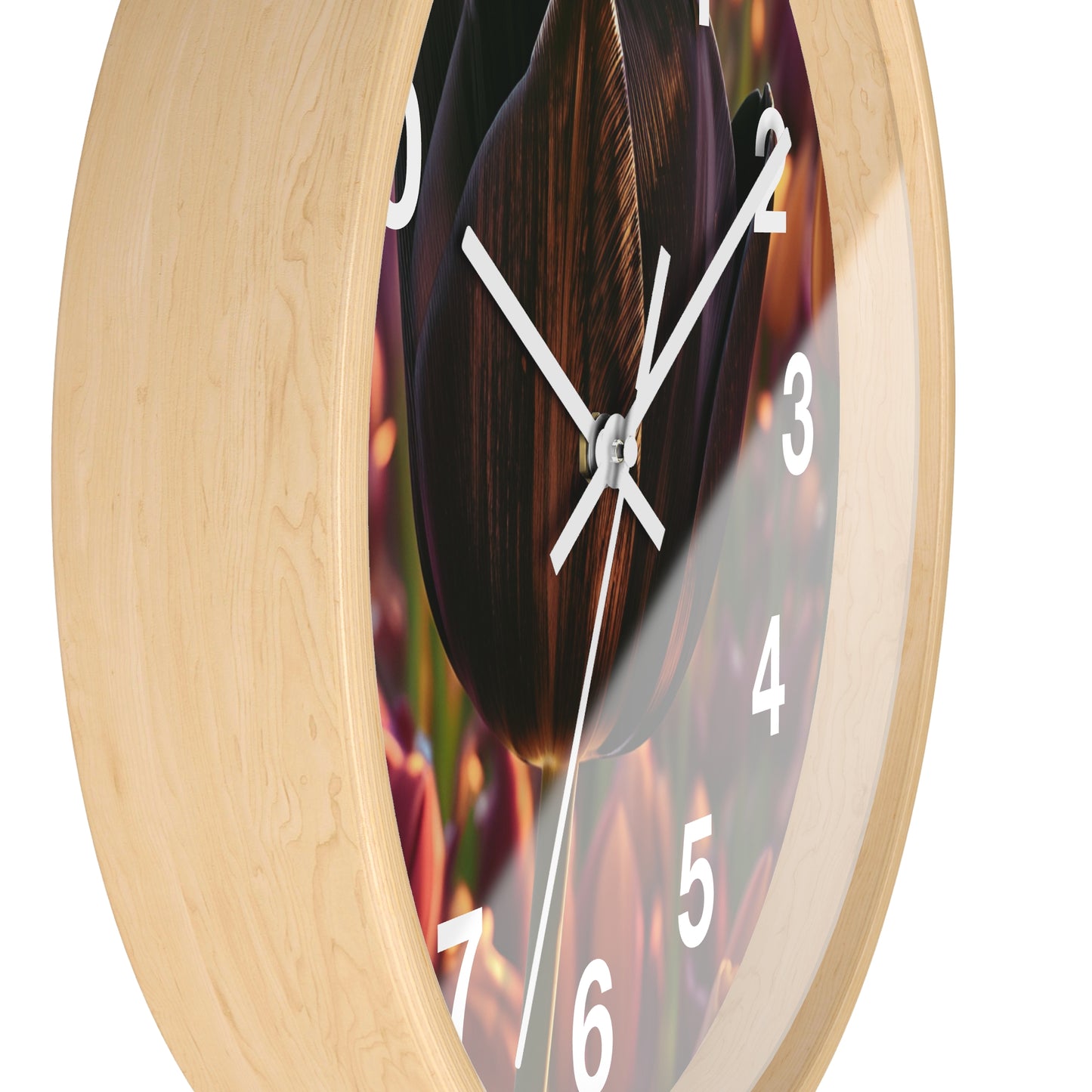 Purple Tulip Clock (SP Photography Collection)