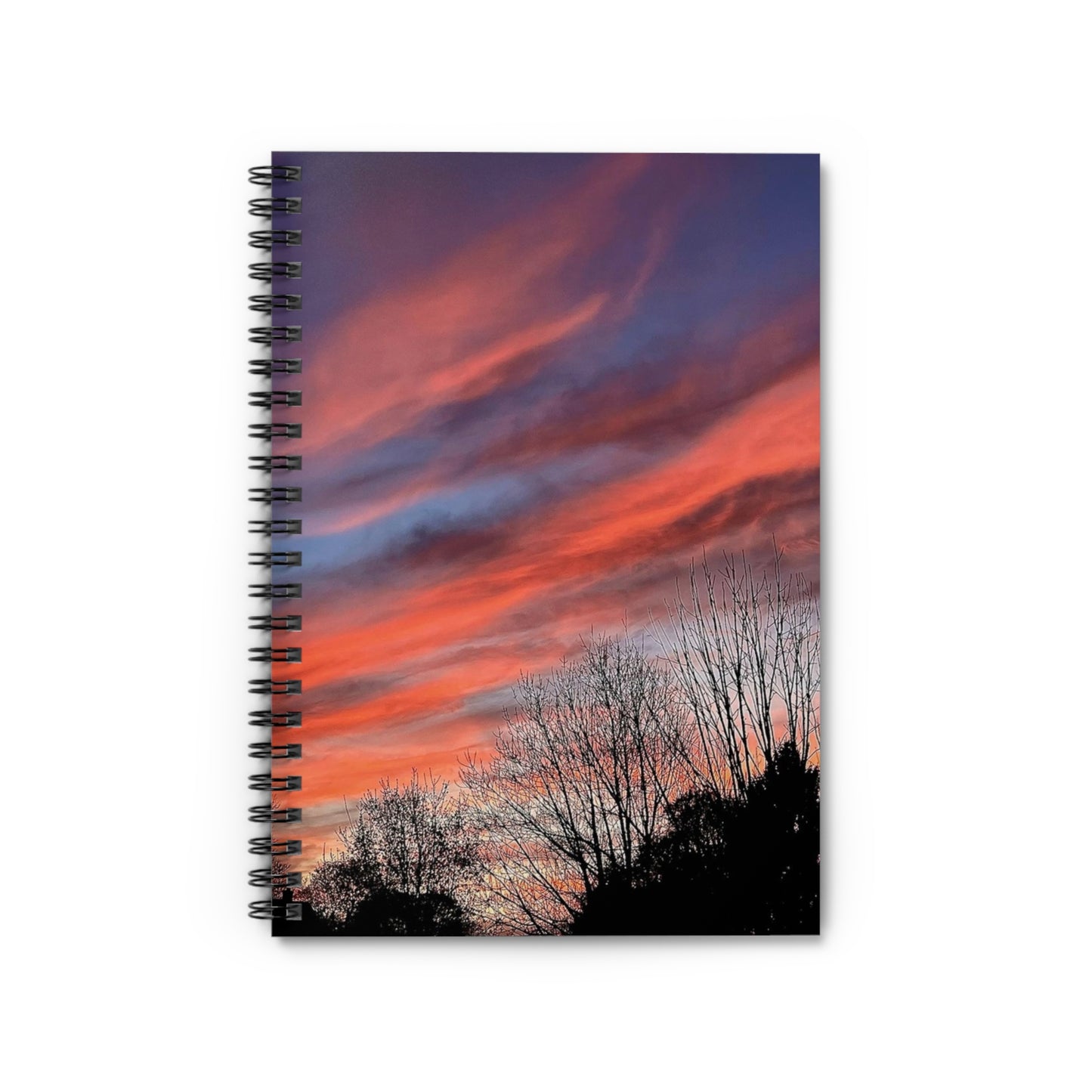Pink Sky Spiral Notebook - Ruled Line
