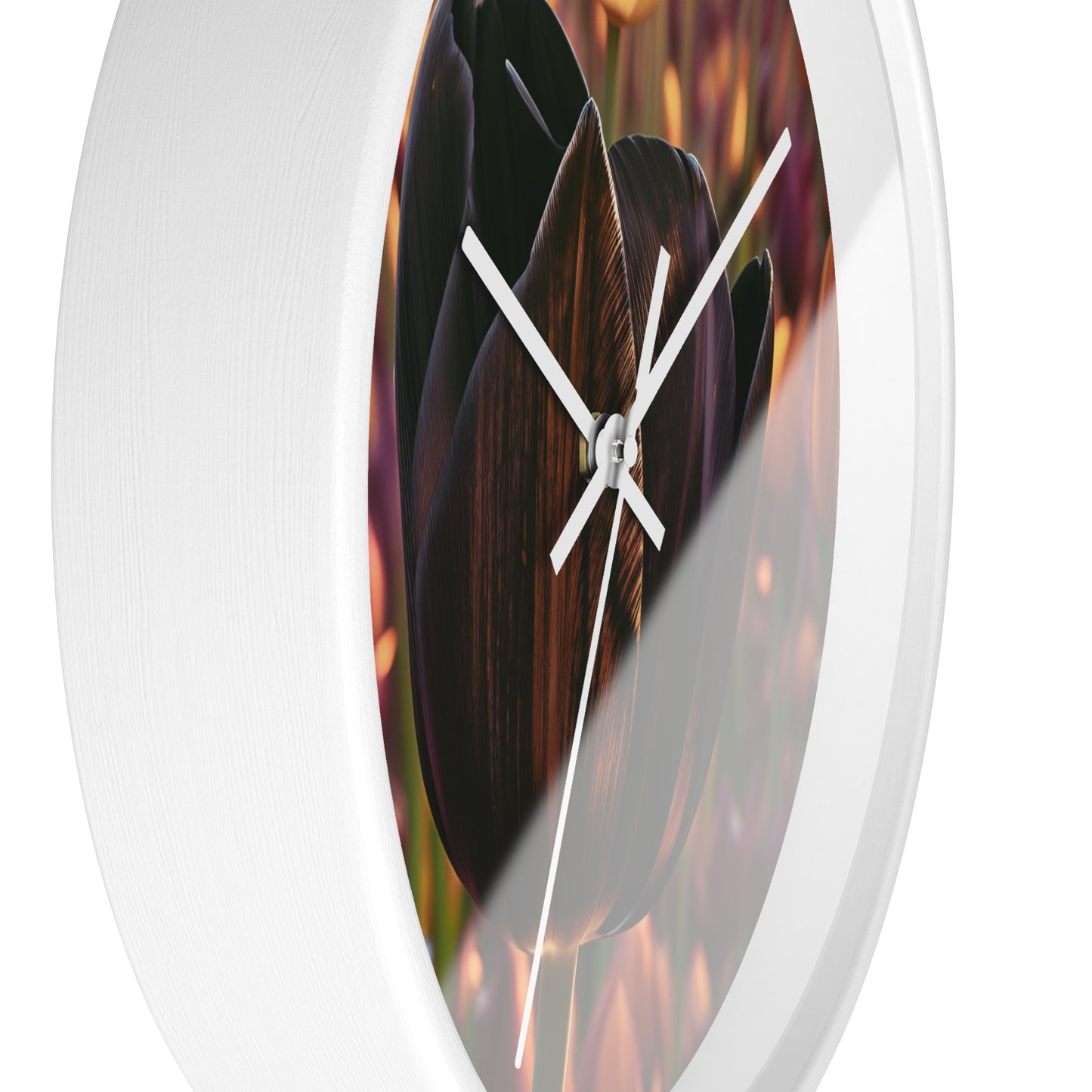 Purple Tulip Wall Clock (SP Photography Collection)