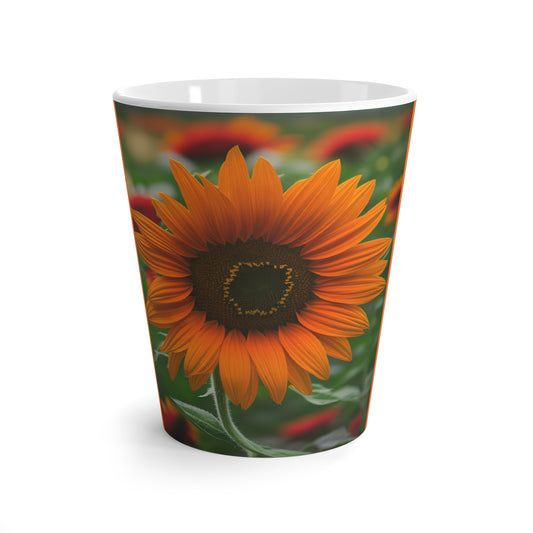 Orange Sunflower Latte Mug (SP Photography) ORANGE