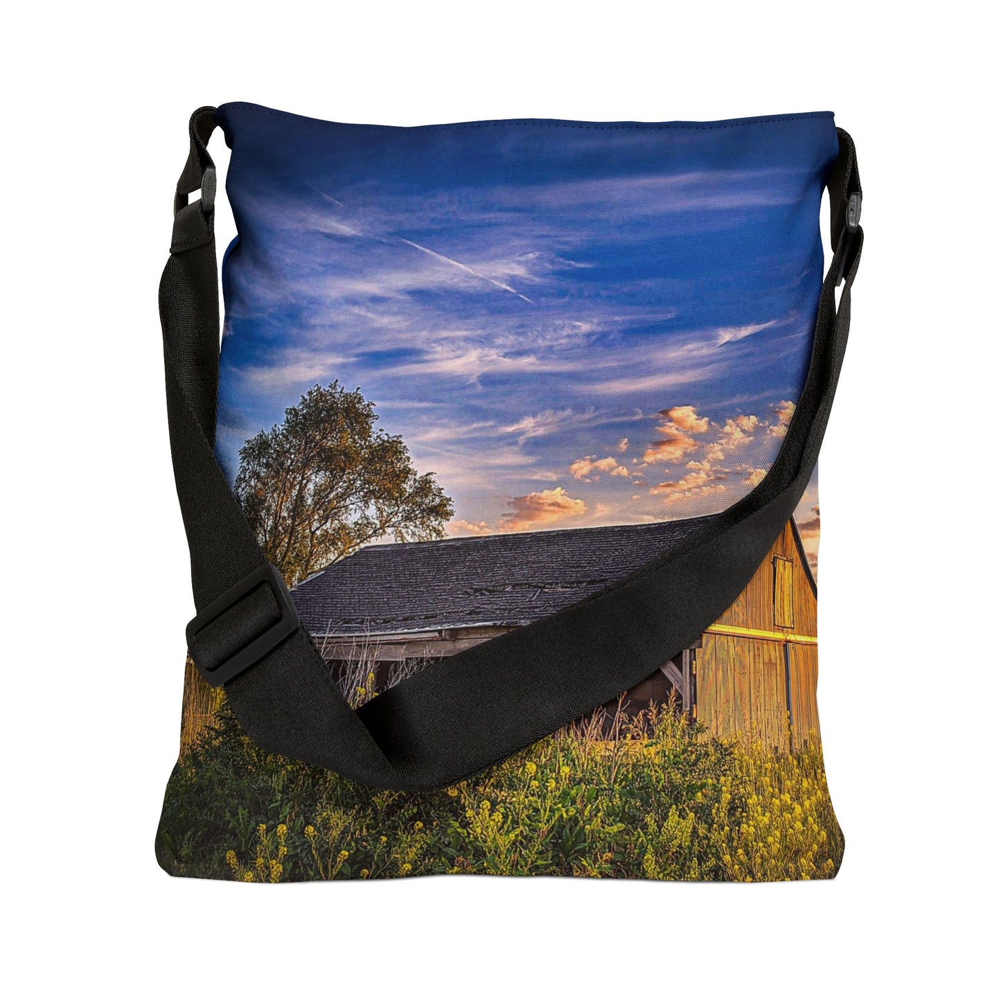 Beautiful Barn Adjustable Tote Bag (SP Photography Collection) NAVY