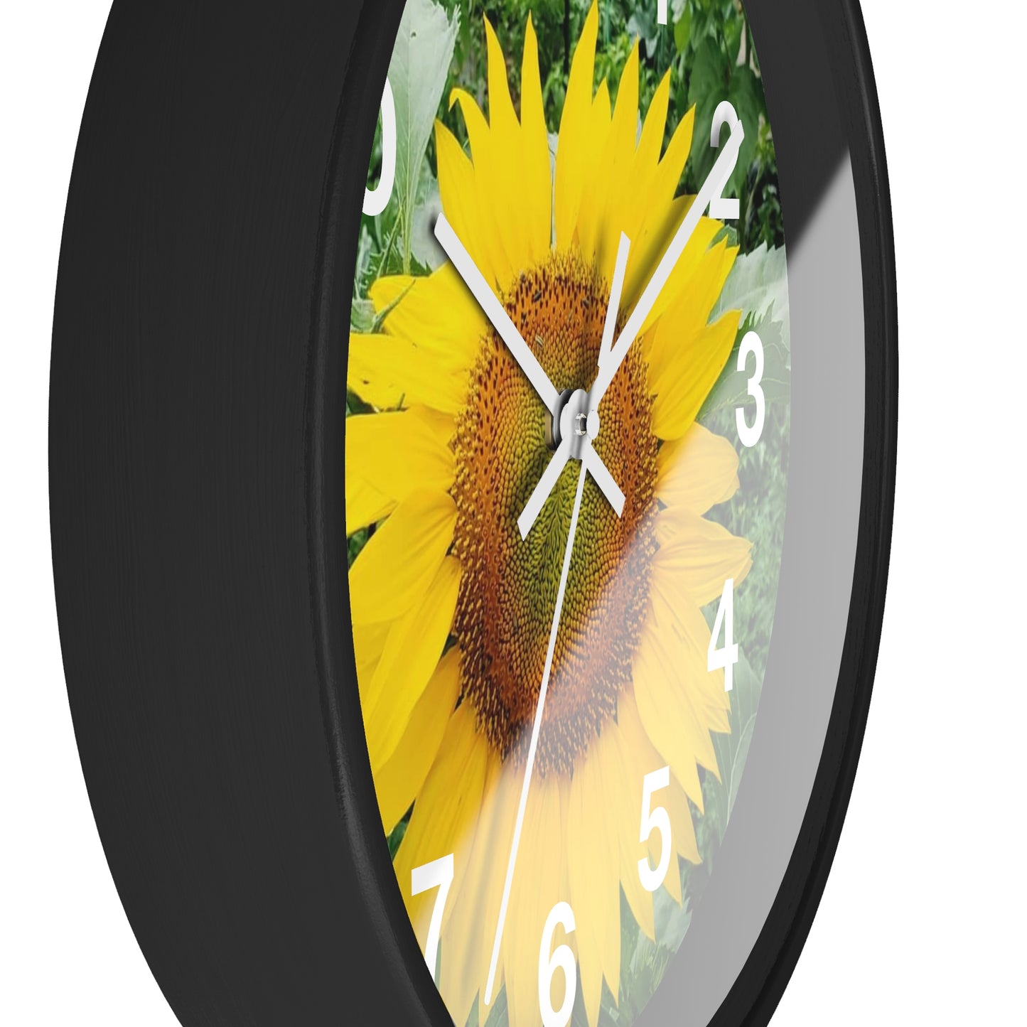 Yellow Sunflower Wall Clock (Enchanted Exposures By Tammy Lyne)