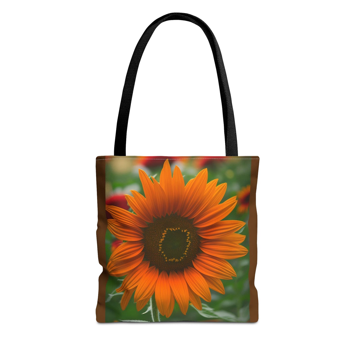 Orange Sunflower Tote Bag (SP Photography Collection) BROWN