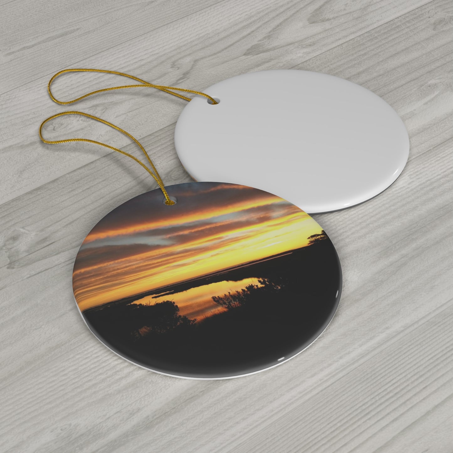 Mystic Sky Ceramic Ornament (Enchanted Exposures By Tammy Lyne)