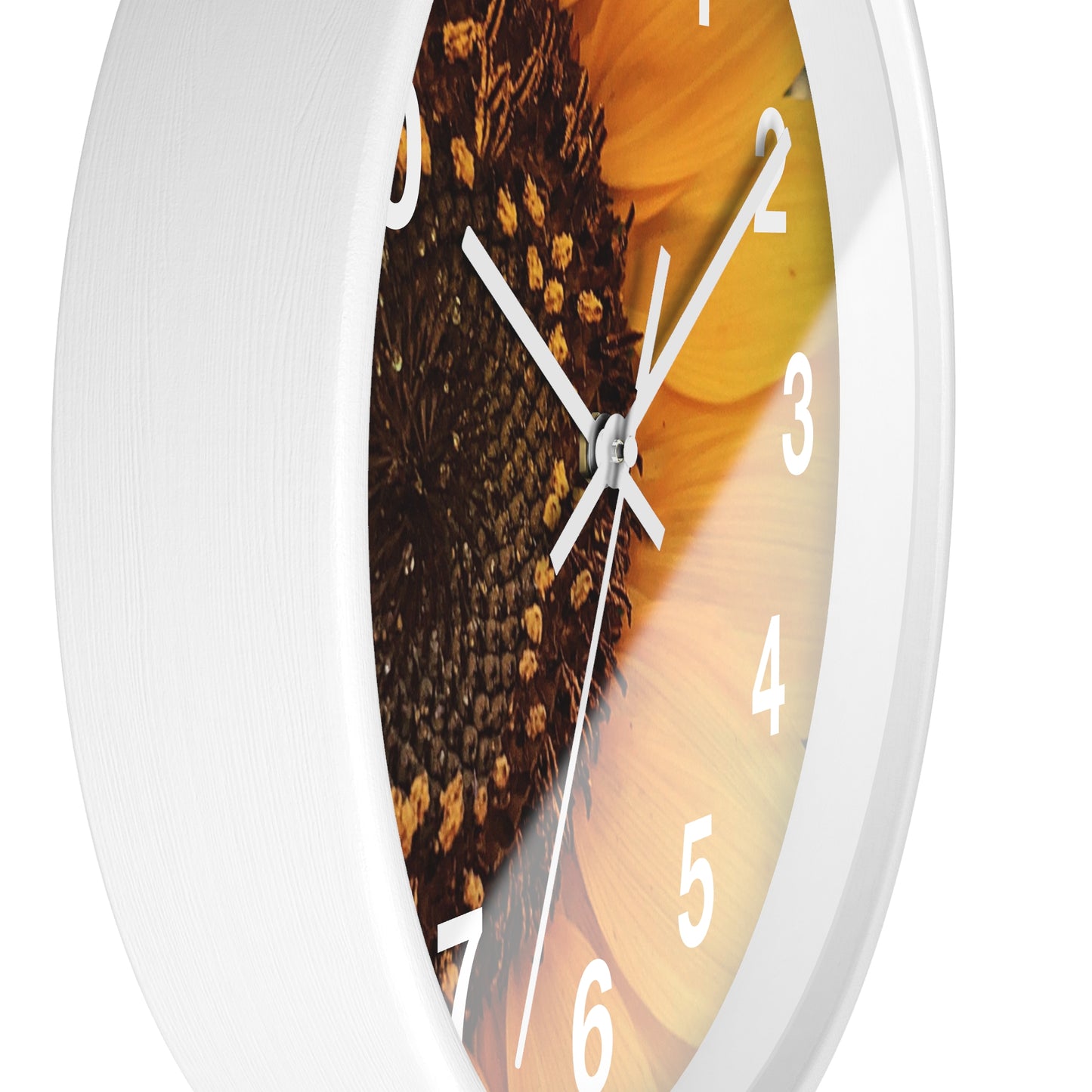 Sun Ray Sunflower Wall Clock (SP Photography Collection)