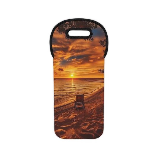 Sandy Beach Wine Tote Bag (ai B & J Collections)