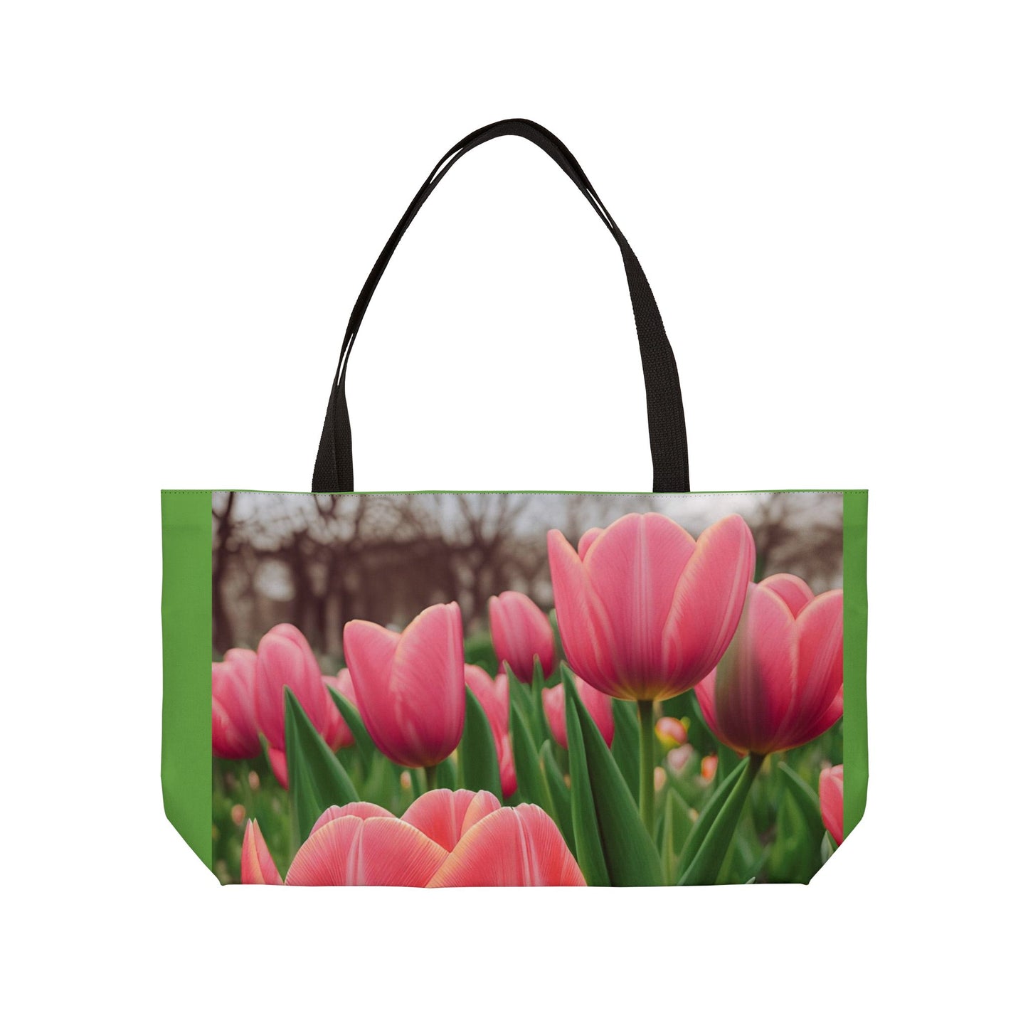 Tulips Weekender Tote Bag (SP Photography Collection) GREEN