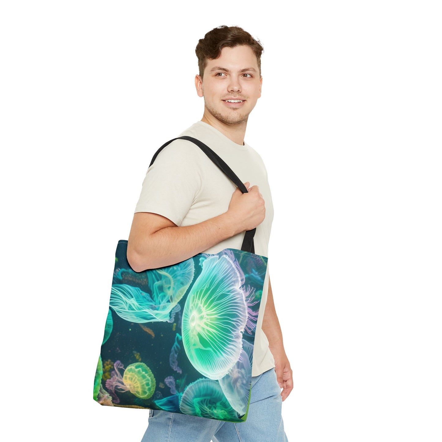 Jellyfish Tote Bag (SP Photography Collection) LIGHT GREEN