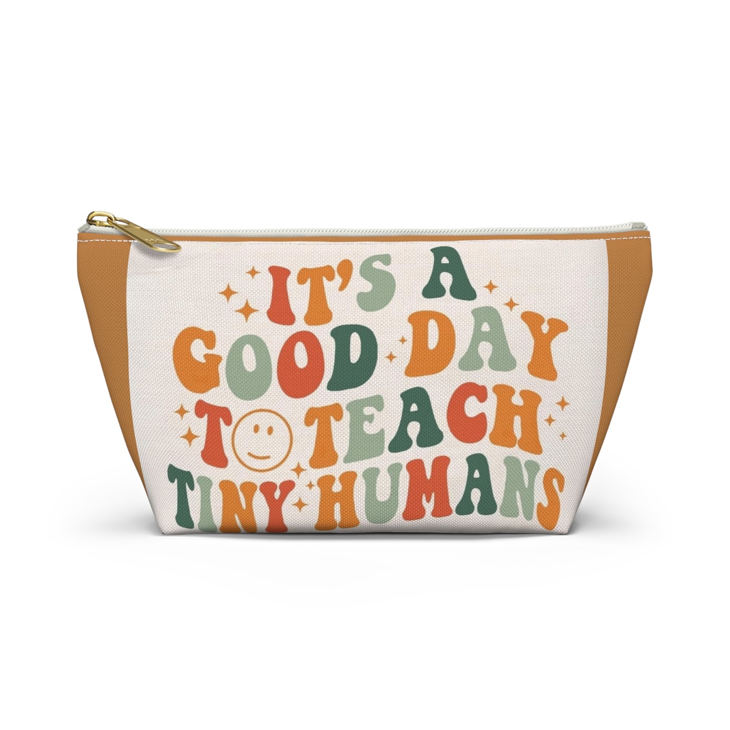 Teacher Pouch w T-bottom (aiB & J Collections) BROWN