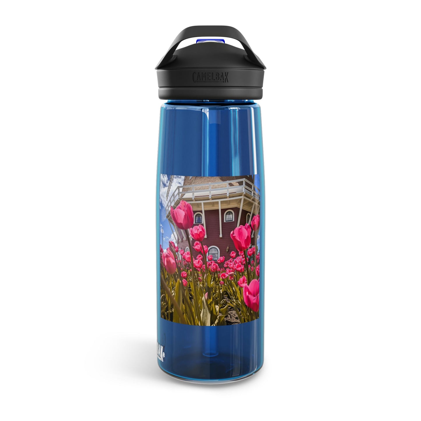 Windmill Pink Tulip CamelBak Eddy®  Water Bottle, 25oz (SP Photography Collection)