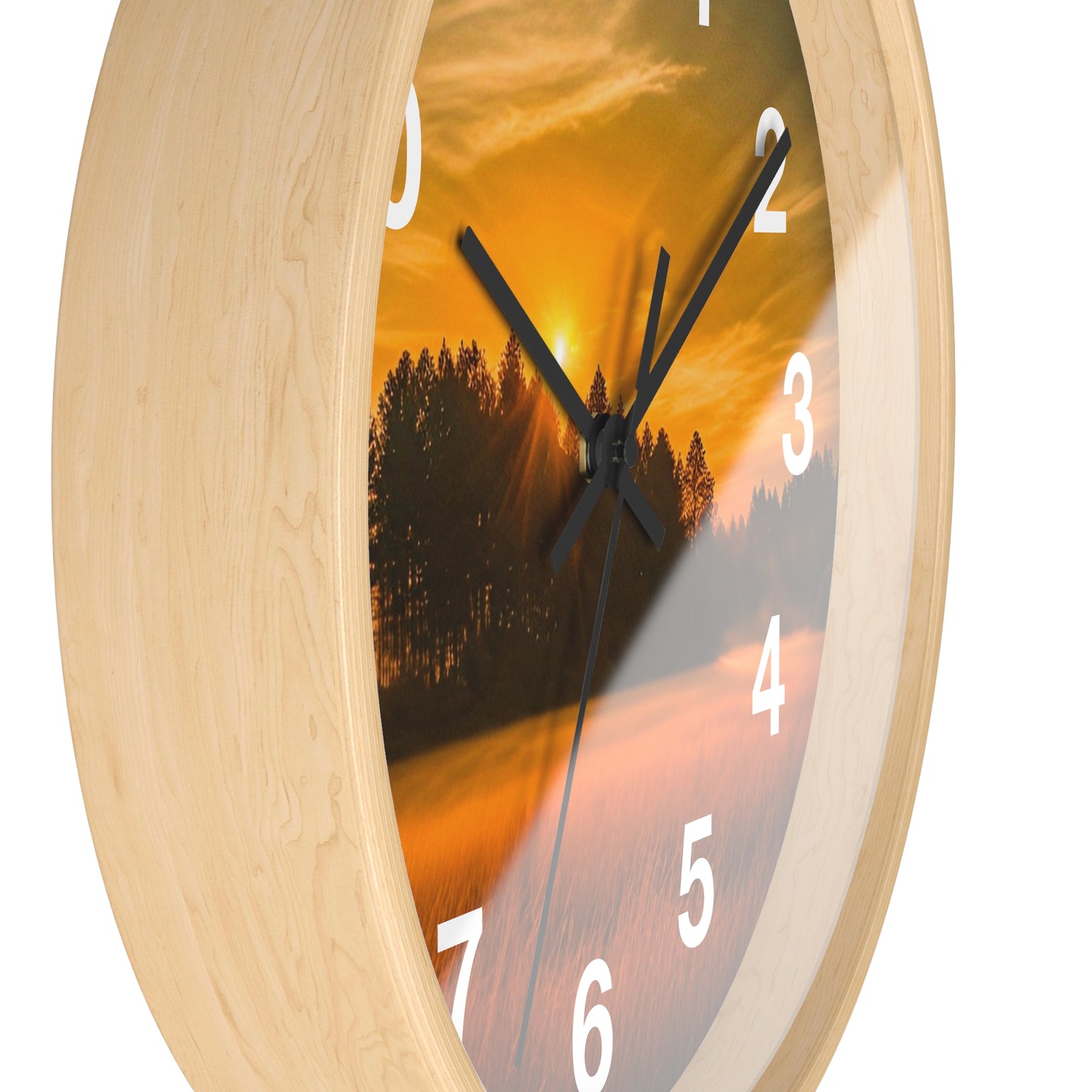 Field Sunset Clock (SP Photography Collection)