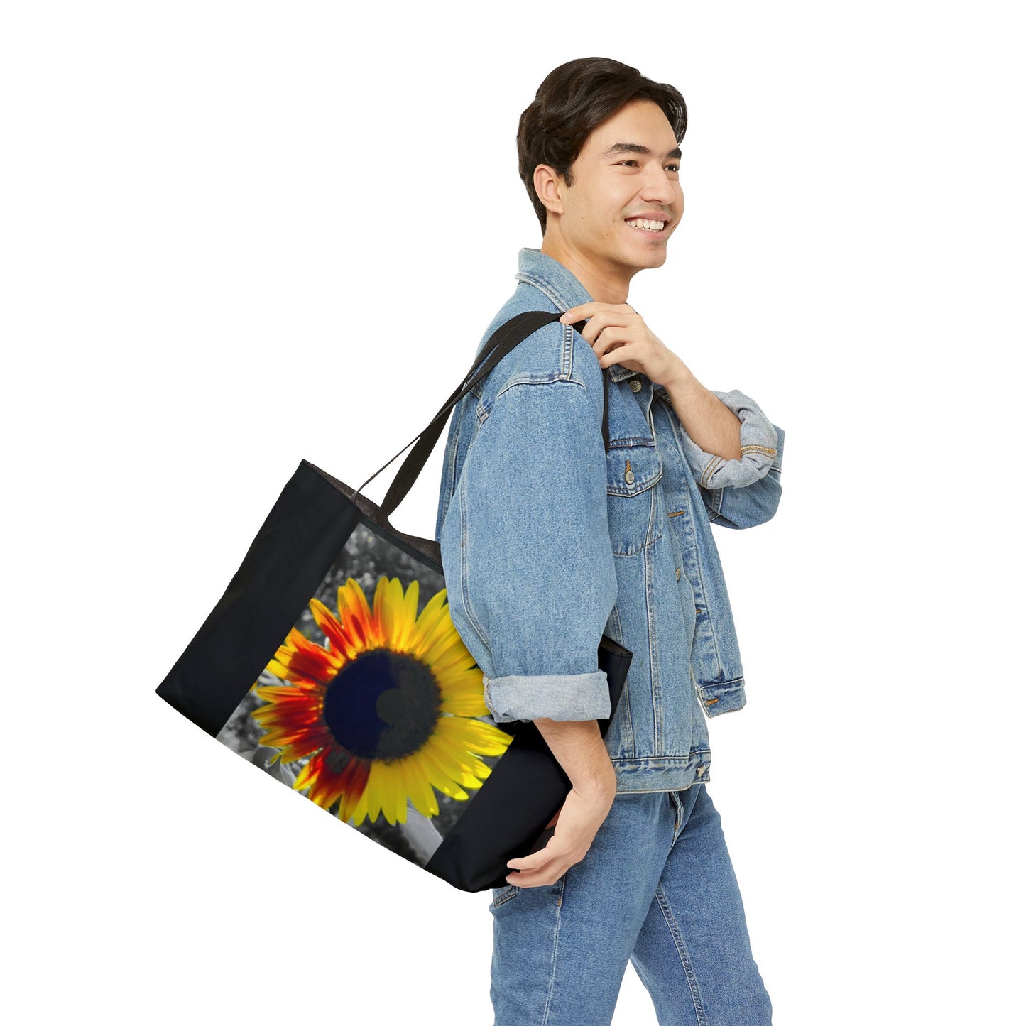 Mixed Sunflower Weekender Tote Bag (SP Photography Collection) BLACK