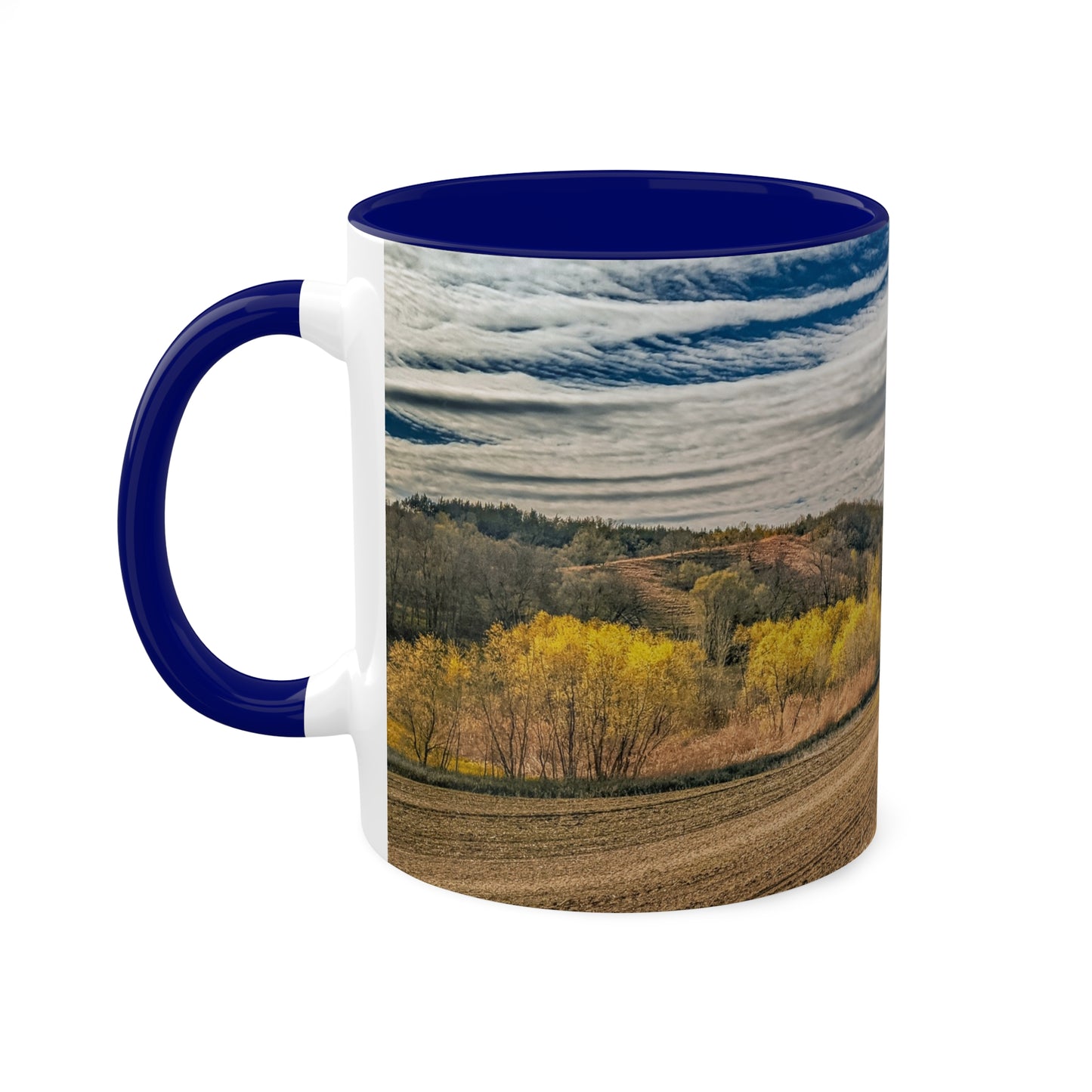 Rolling Clouds Road Mug, 11oz (SP Photography Collection) NAVY