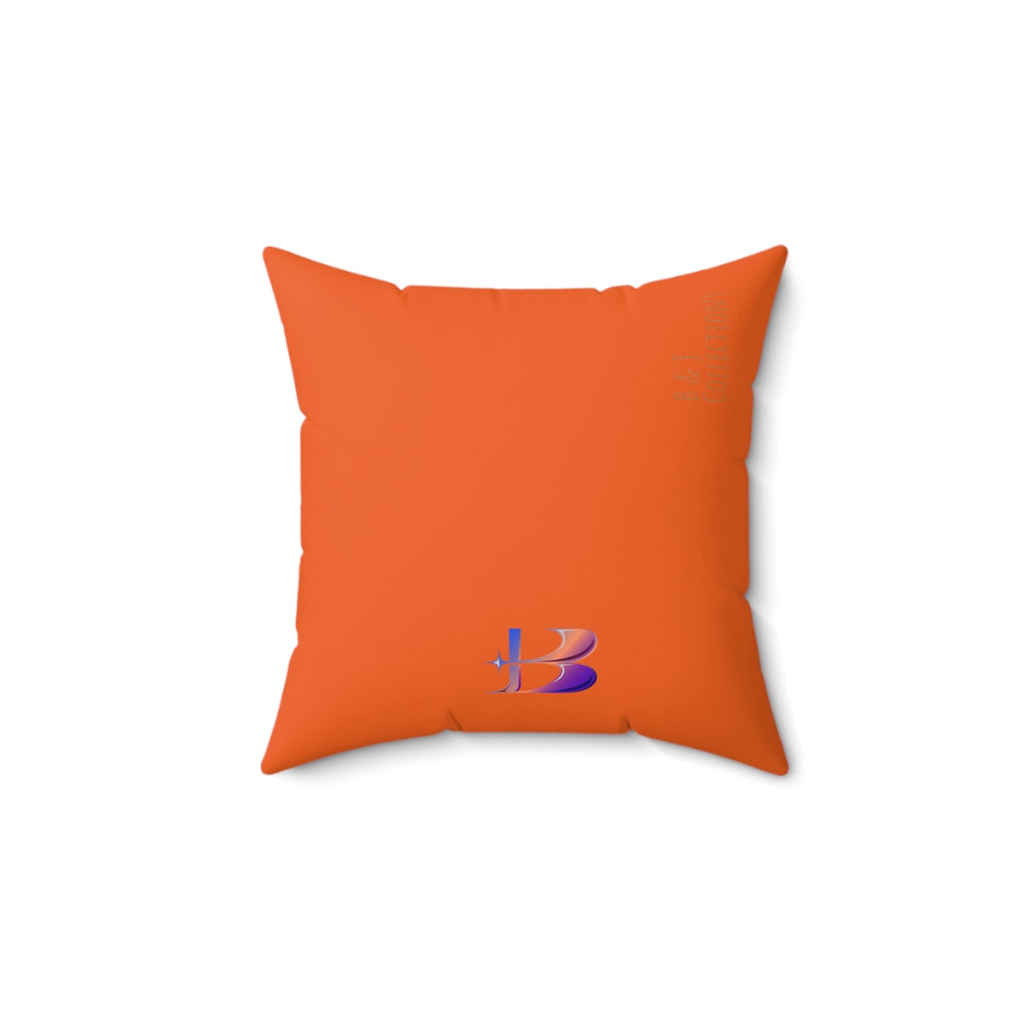 Orange Tulip Spun Polyester Square Pillow (SP Photography Collection) ORANGE