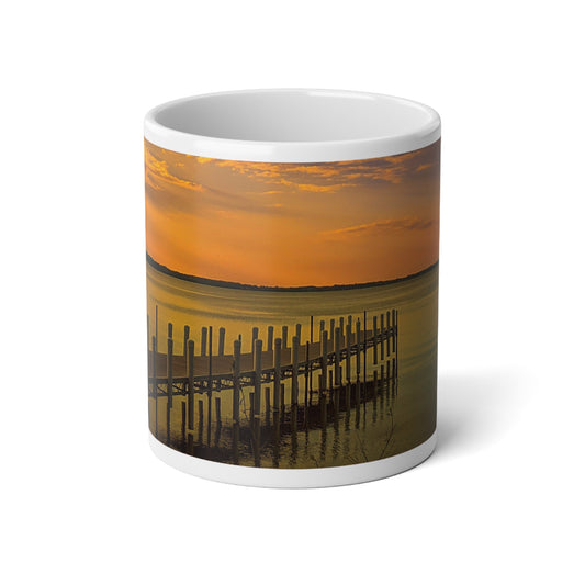 On the dock Jumbo Mug, 20oz (SP Photography Collection)