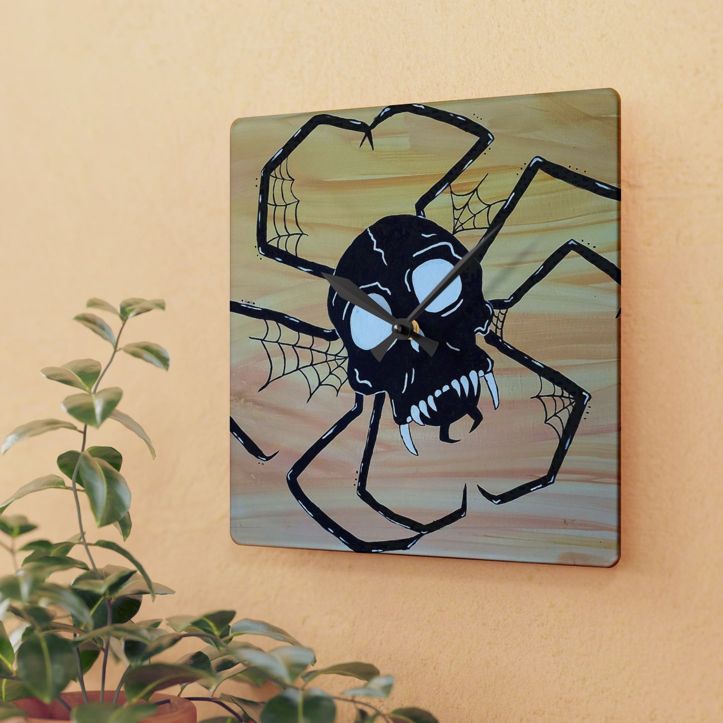 Spike Acrylic Wall Clock (Peculiar Paintings Collection)