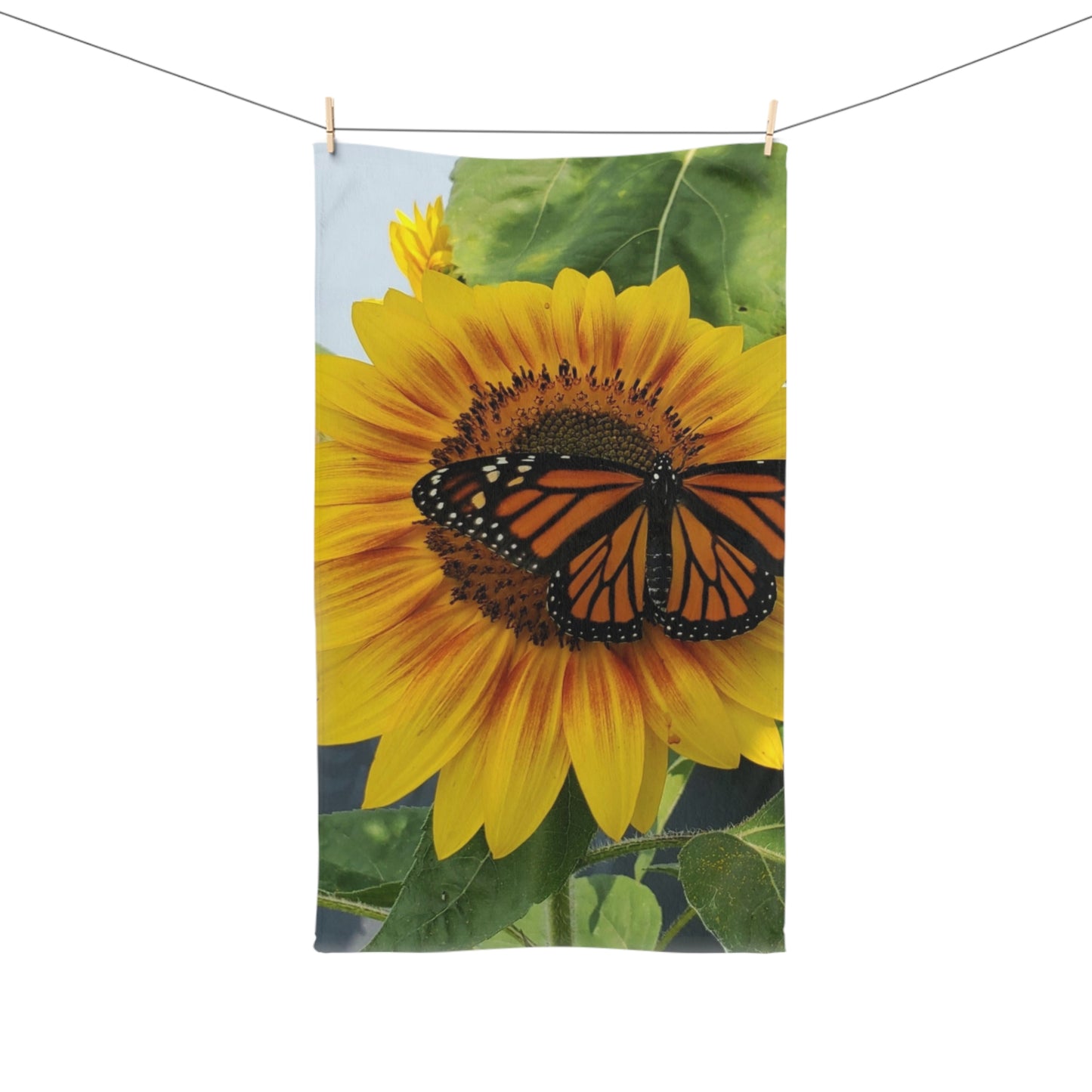 Happy Sunflower Hand Towel (Enchanted Exposures By Tammy Lyne Collection)