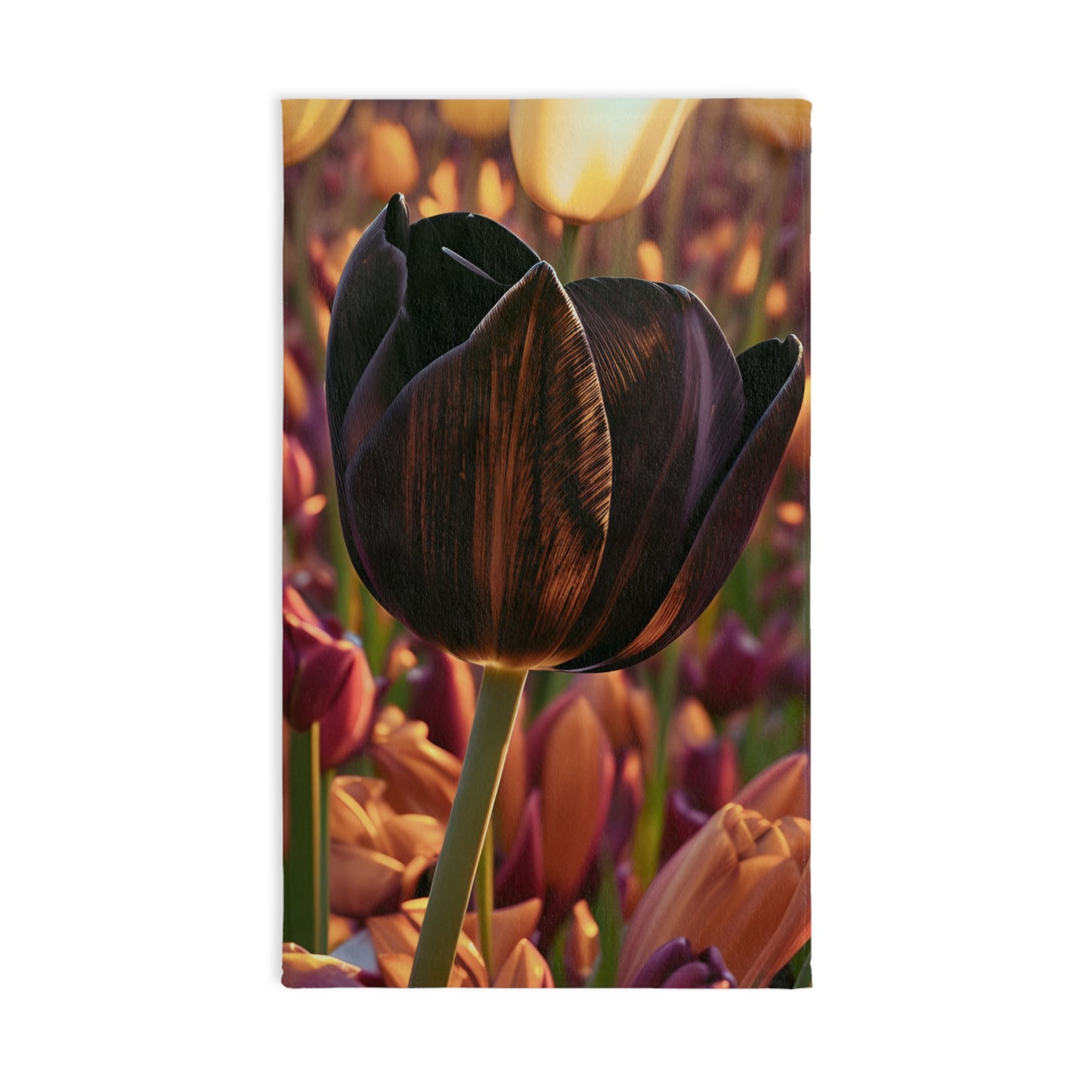 Purple Tulips Hand Towel (SP Photography Collection)