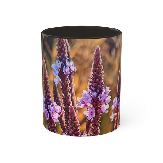 Purple Field Mug, 11oz (SP Photography Collection) BLACK