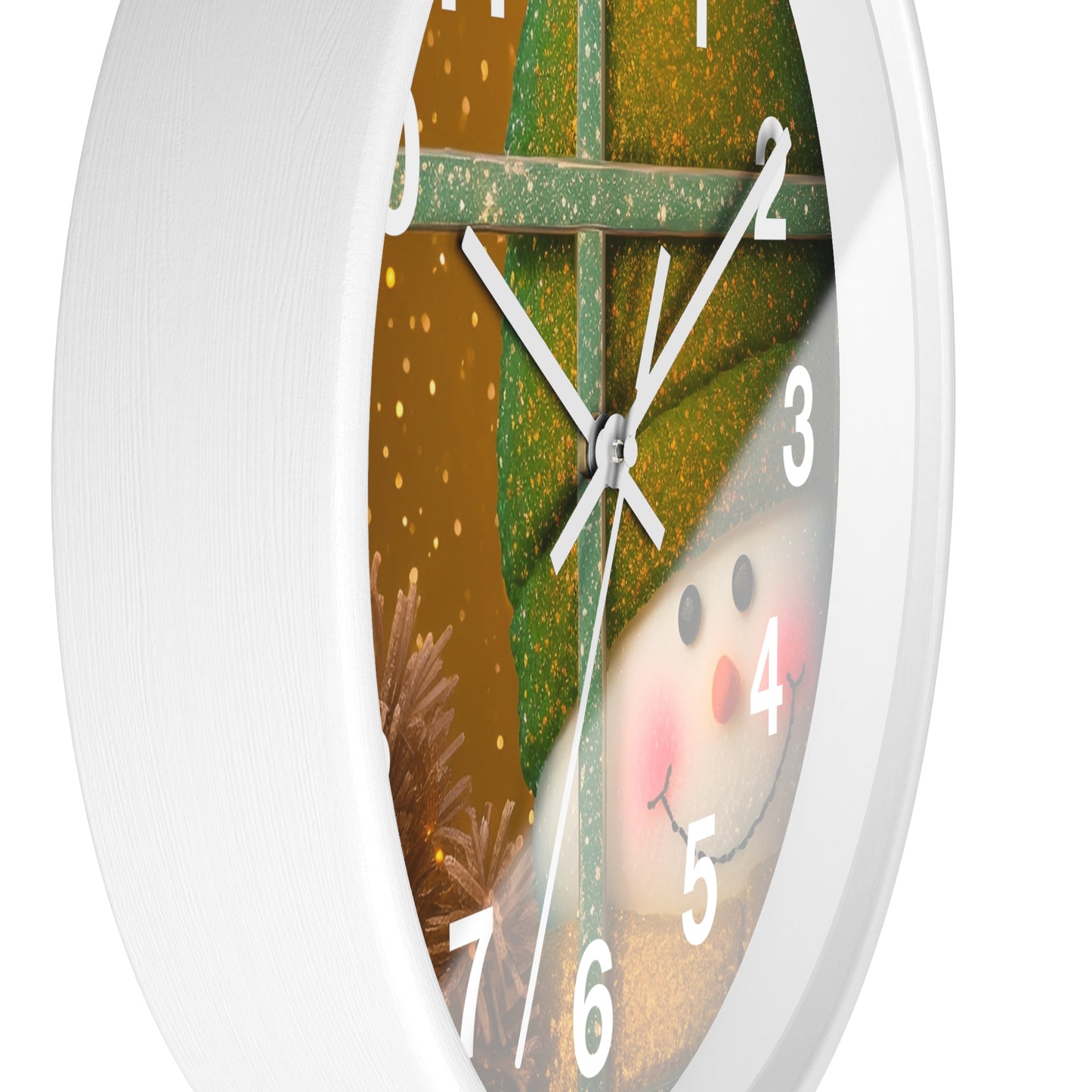 Peek A Boo Snowman Clock (SP Photography Collection)