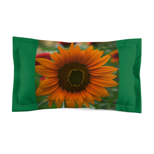 Orange Sunflower Pillow Sham (SP Photography Collection)