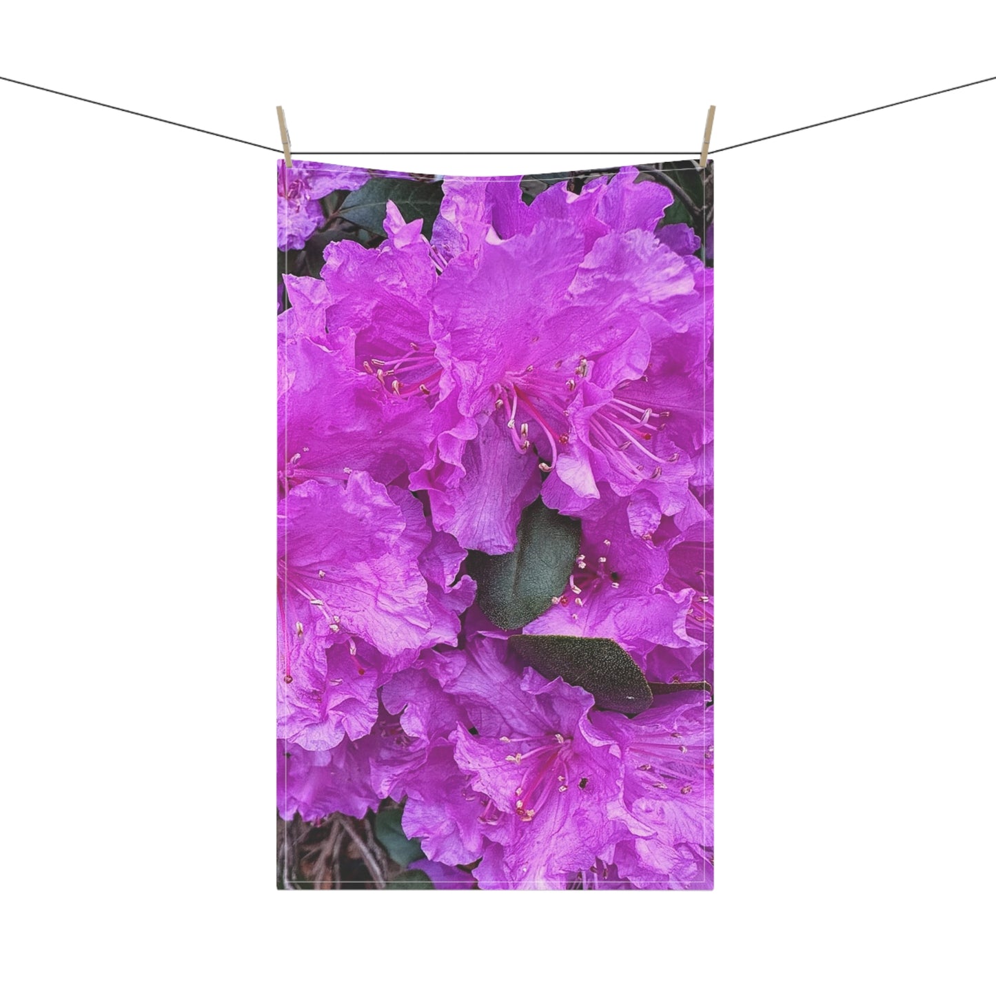 Pink Flower Kitchen Towel (Custom Creations By Catelyn)