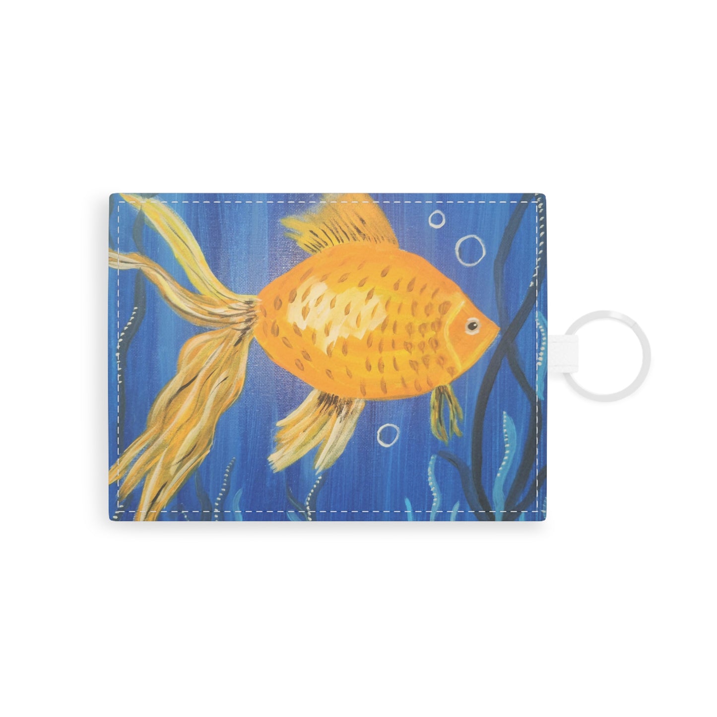 Goldfish Saffiano Leather Card Holder (Brookson Collection)