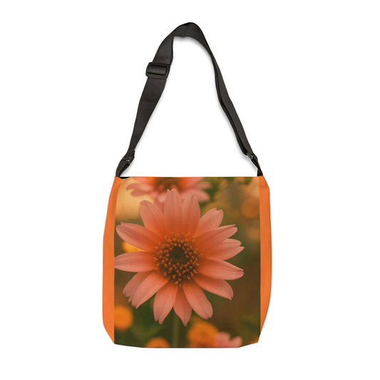 Pink Sunflower Adjustable Tote Bag (SP Photography Collection) ORANGE