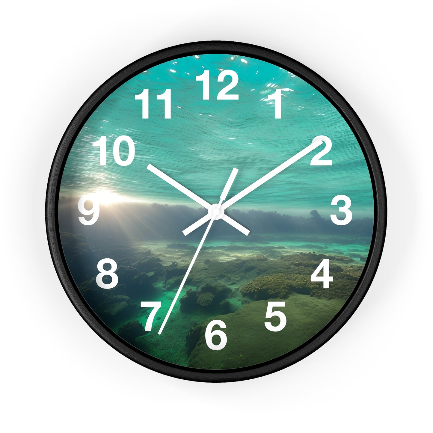 Under The Sea Wall Clock (Enchanted Exposures By Tammy Lyne)