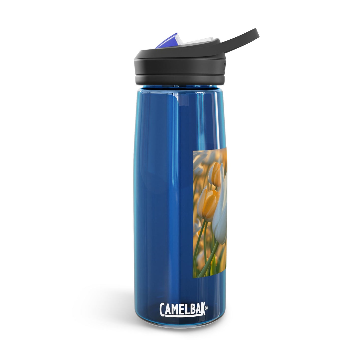 White Flower Tulip CamelBak Eddy®  Water Bottle, 25oz (SP Photography Collection)