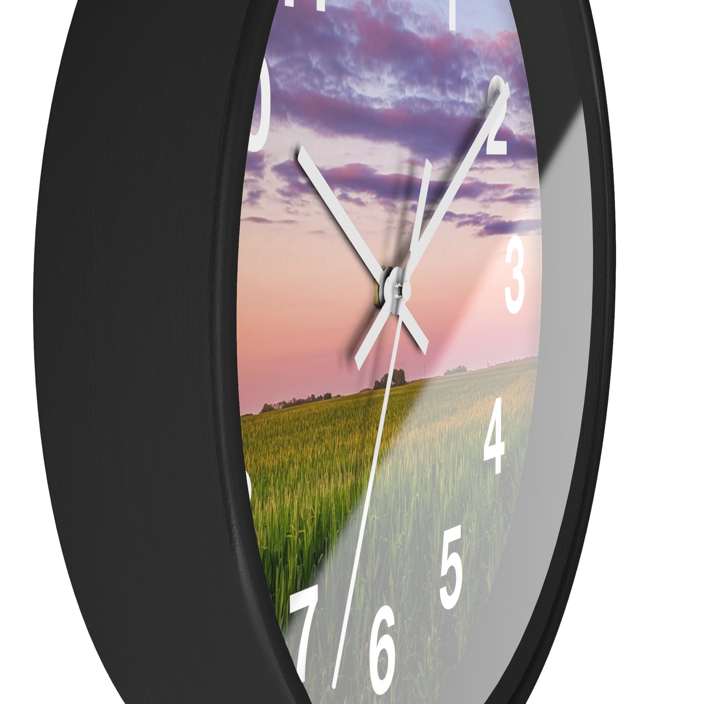 Corn Field Sunset Clock (SP Photography Collection)