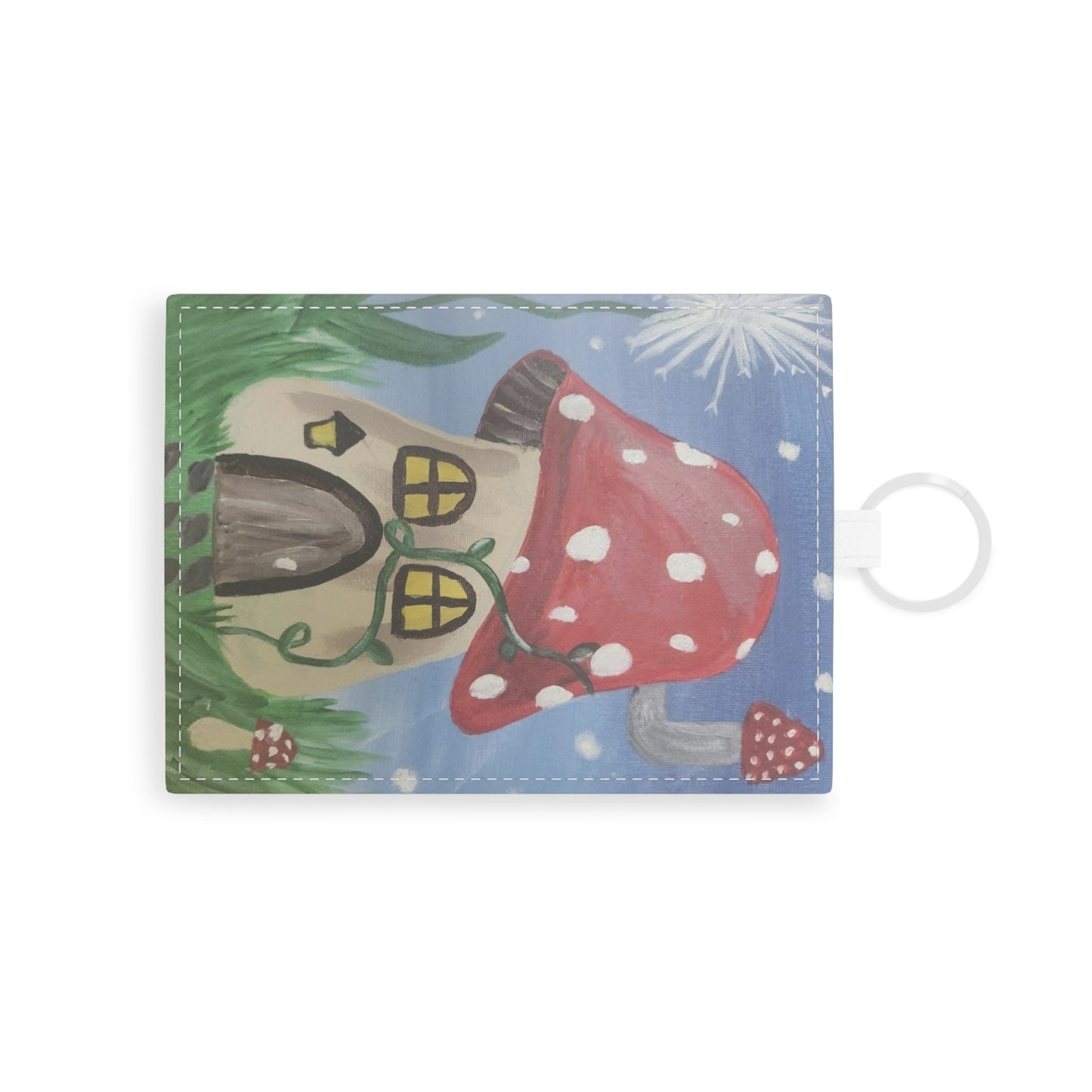 Fairy House Leather Card Holder (Brookson Collection)