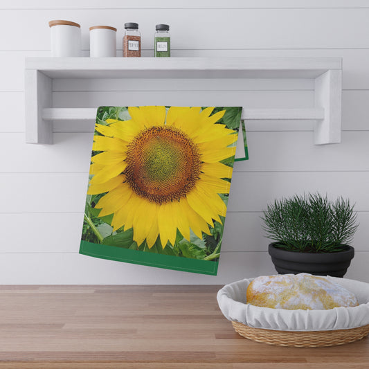 Yellow Sunflower Kitchen Towel (Enchanted Exposures By Tammy Lyne)