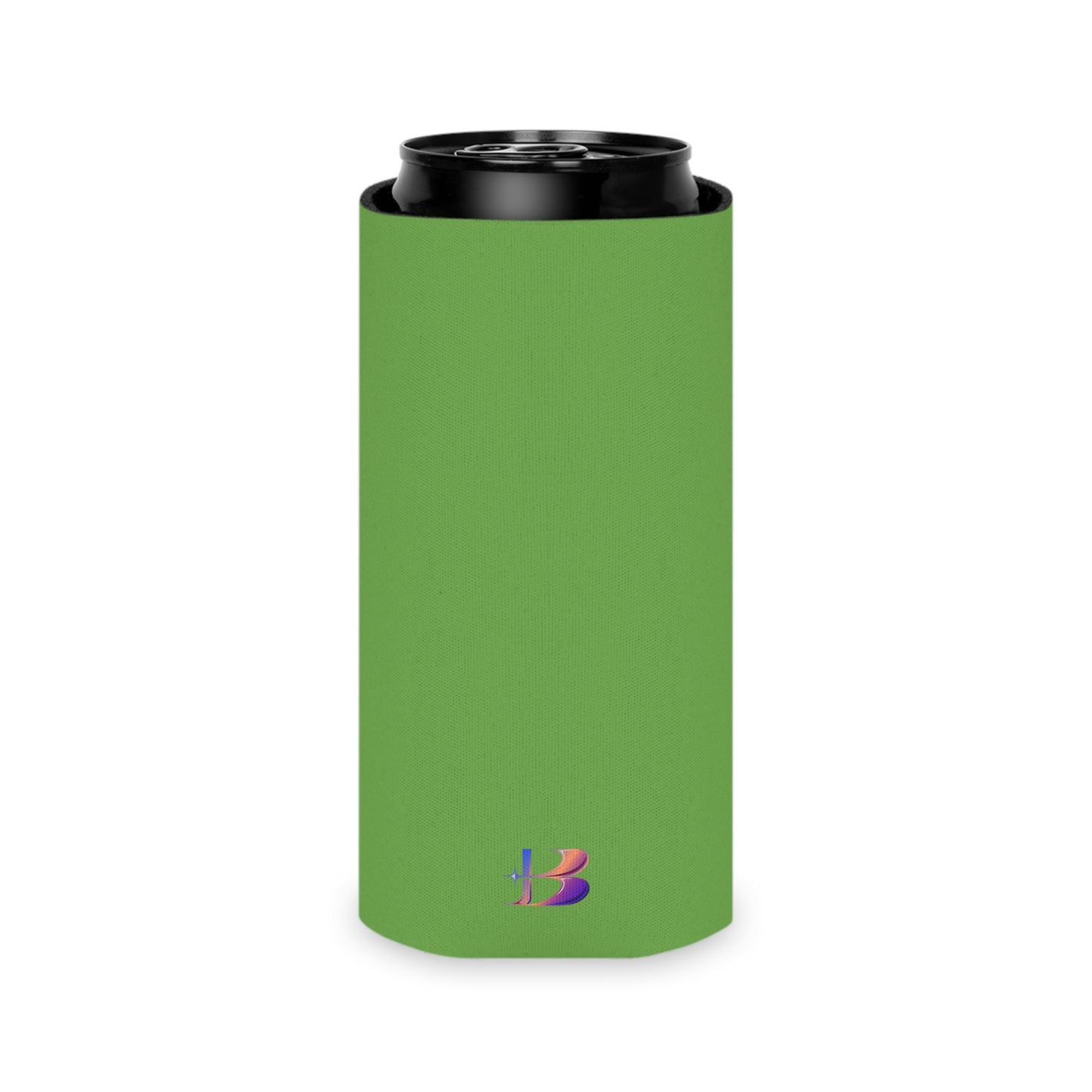 Pink Tulip Can Slim Cooler Sleeve (SP Photography Collection) GREEN