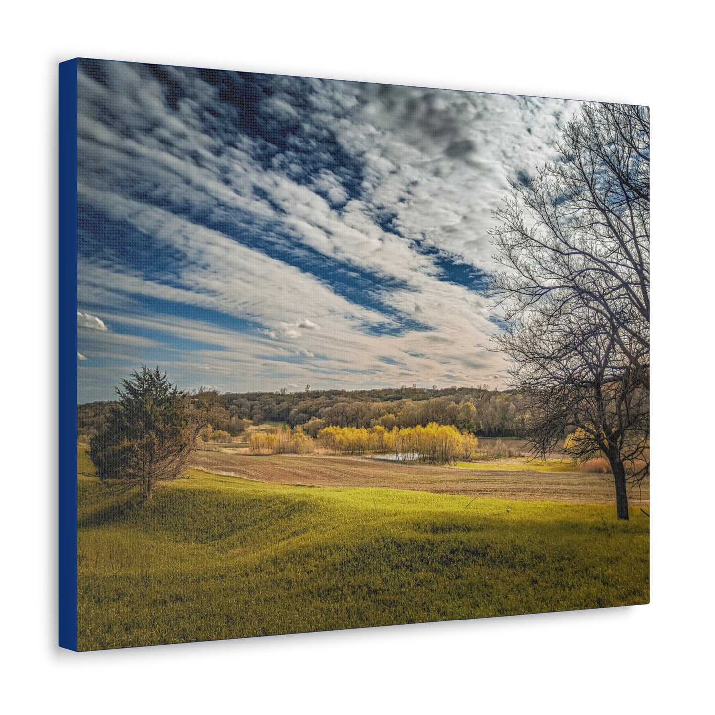 Rolling Clouds Wrap Canvas (SP Photography Collection) NAVY