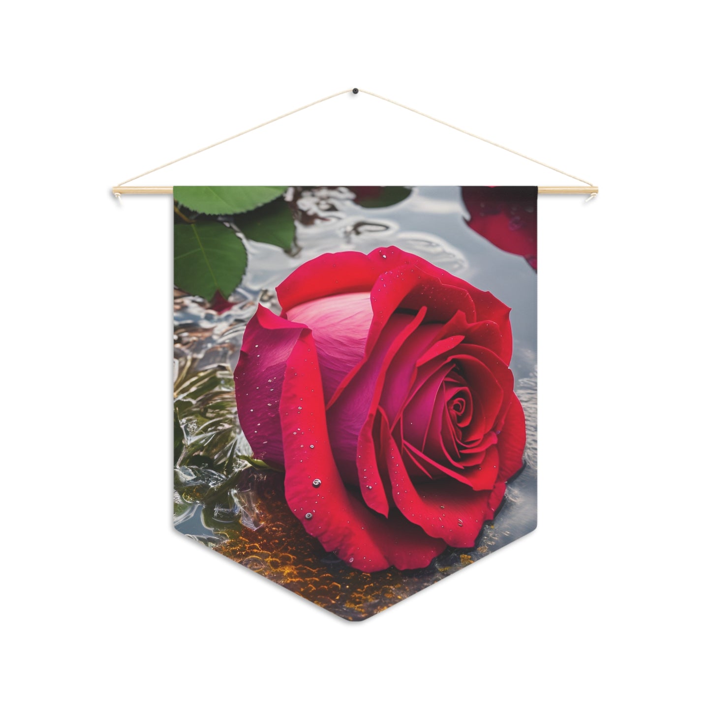 Red Rose Flag Pennant (SP Photography Collection)