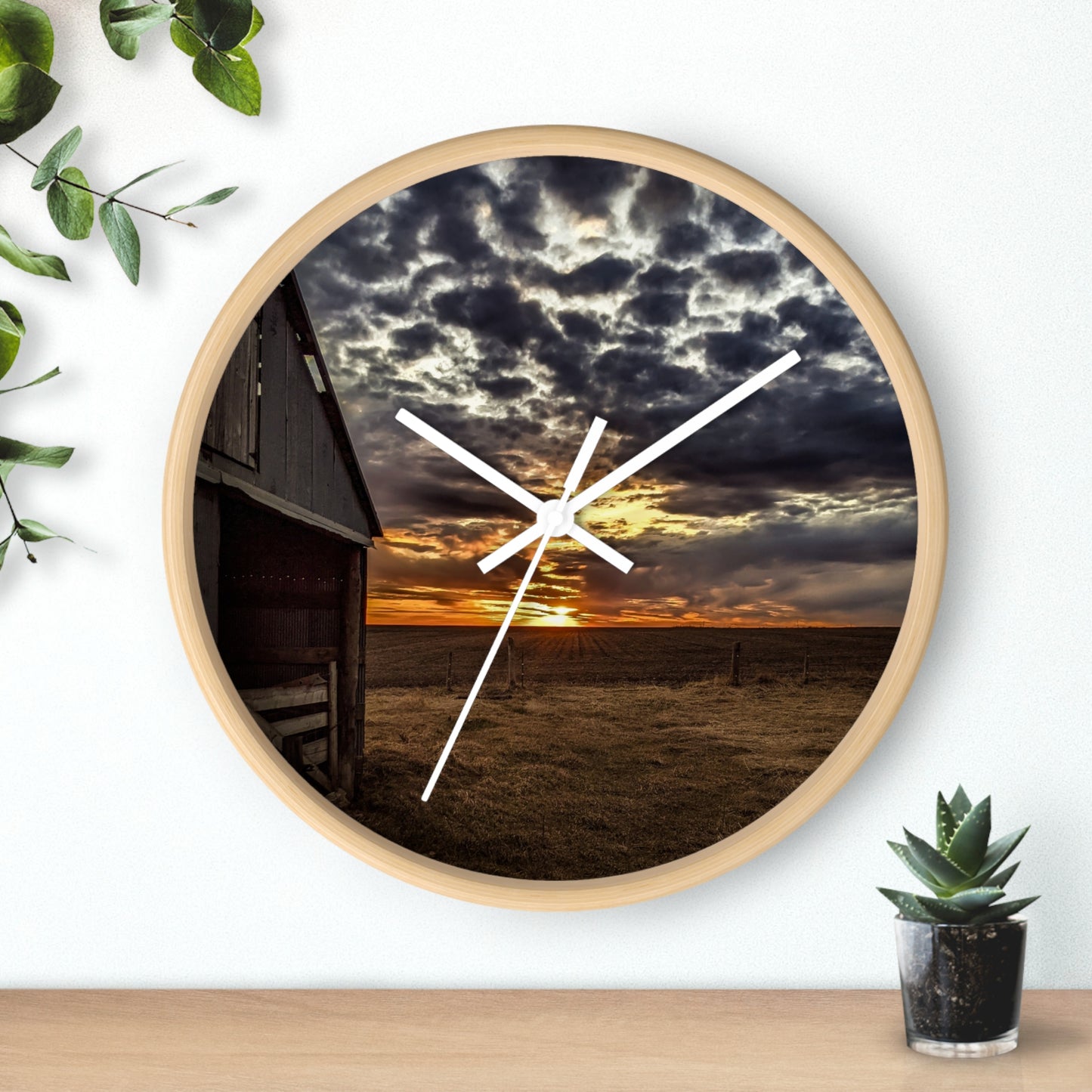 Gray Skies Clock (SP Photography Collection)