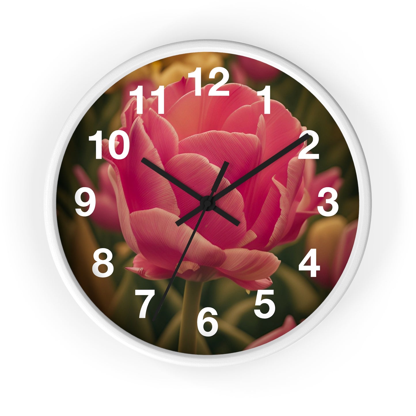 Pink Buttercup Clock (SP Photography Collection)