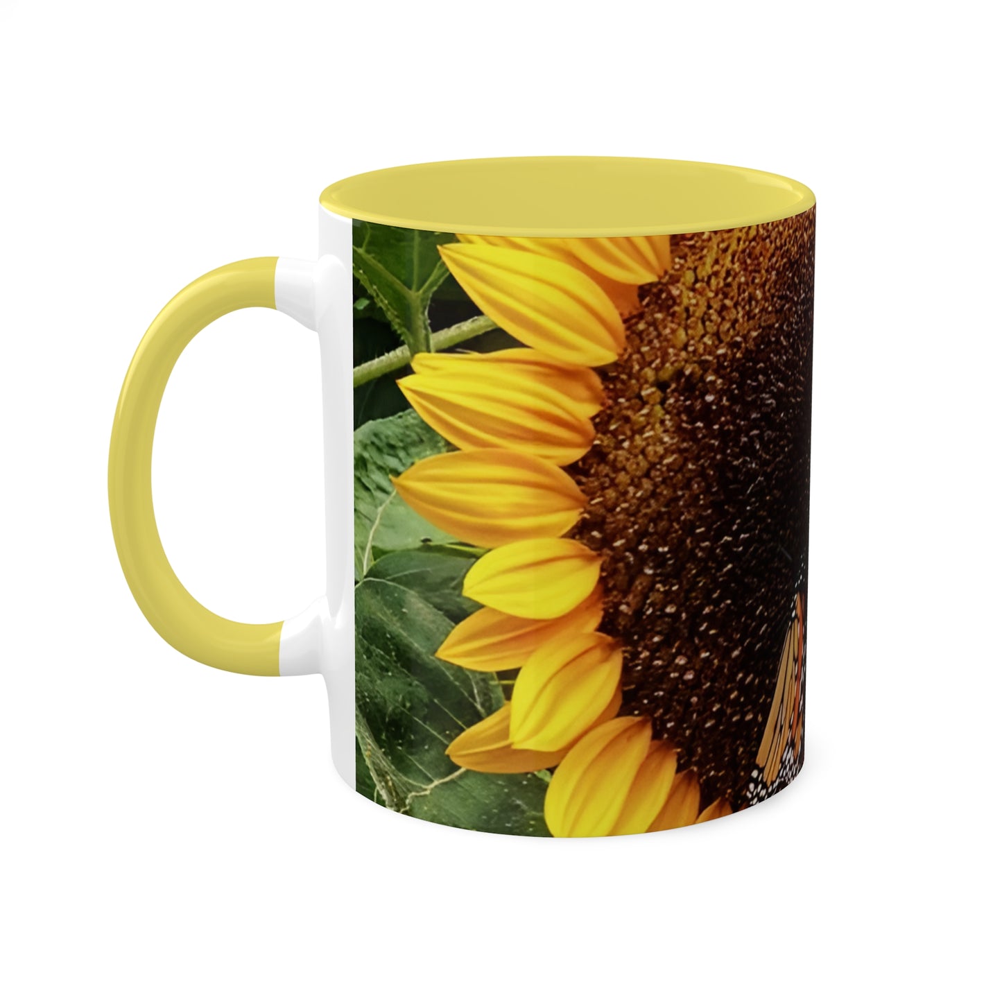 Bright Sunflower Mug, 11oz (Enchanted Exposures By Tammy Lyne) YELLOW