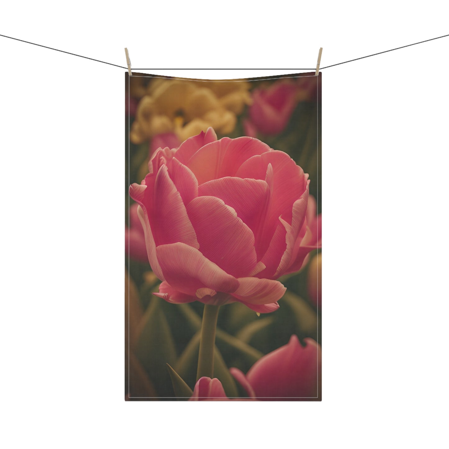 Pink Buttercup Kitchen Towel (SP Photography Collection)