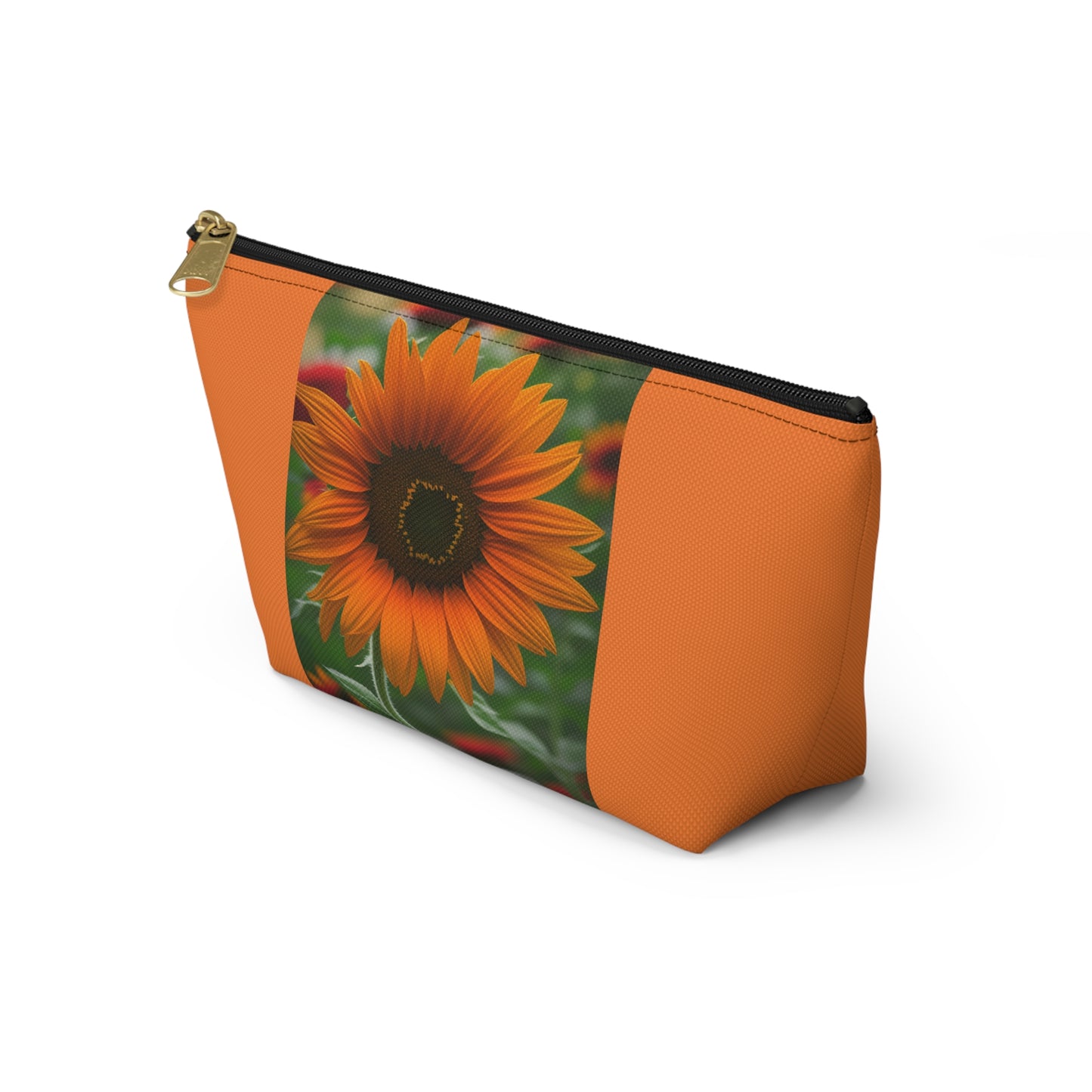 Orange Sunflower Pouch w T-bottom (SP Photography Collection) ORANGE
